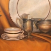 Silver & Gold Tea Cup; 10x20; $900