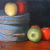 Antique Box & Apples;
10x10;
SOLD